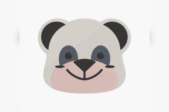Cartoon Panda Face Embroidery Review