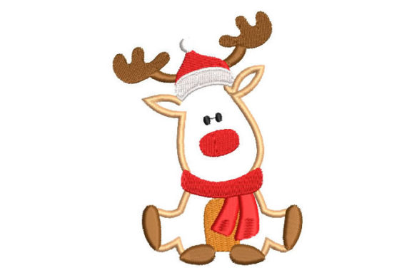 Christmas Reindeer with Scarf Embroidery Review