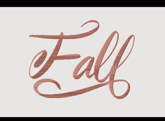 Fall Lovely Script Embroidery Review