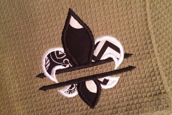 Fleur De Lis Split: A Smart Pick for Etsy Embroidery