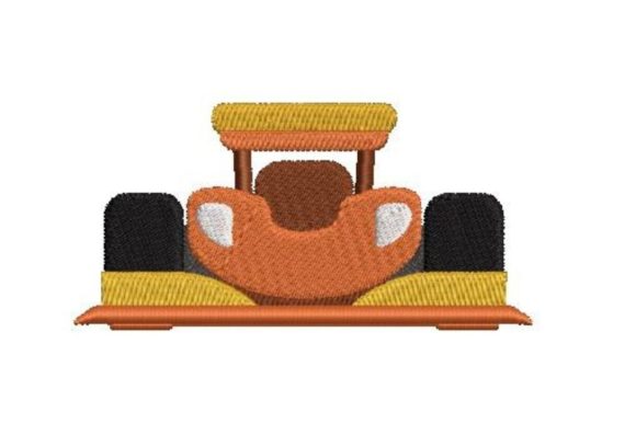 Front View of a Racing Car Embroidery Review