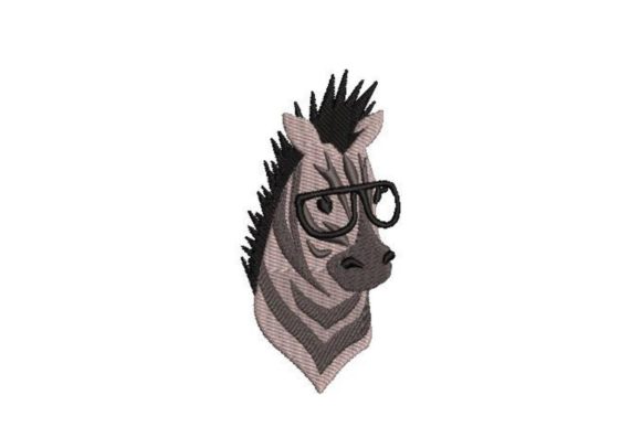 Hipster Zebra Embroidery Design Review