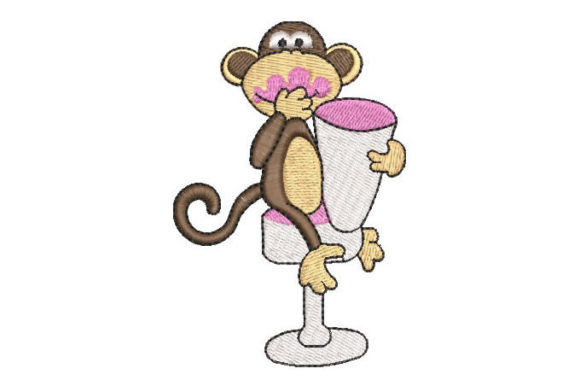 Infant Monkey Embroidery Review for Custom Gifts