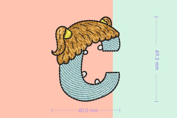 Monster Letter C Embroidery Design Review