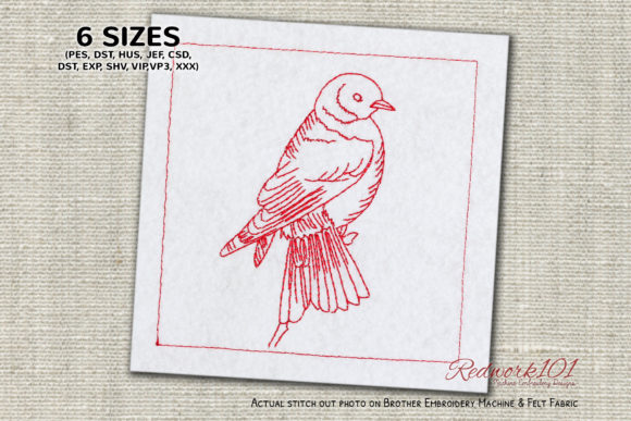 Mountain Bluebird Embroidery Review for Boutique Sweatshirts
