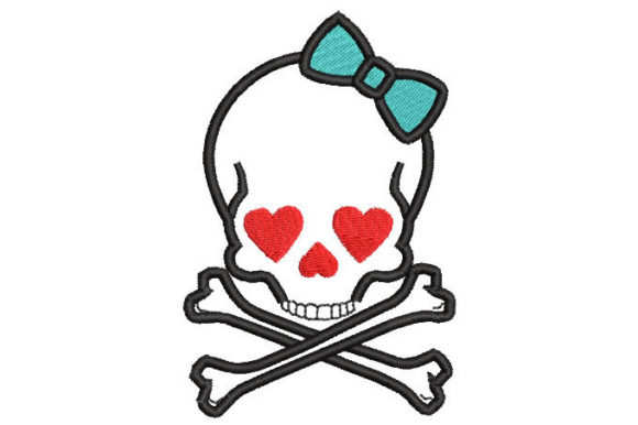 Skull with Hearts Embroidery Review