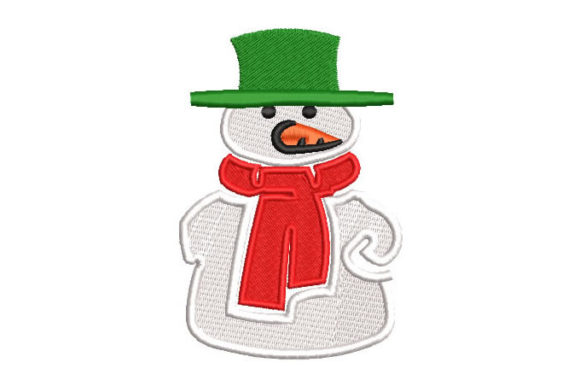 Snowman with Scarf Embroidery Design Review