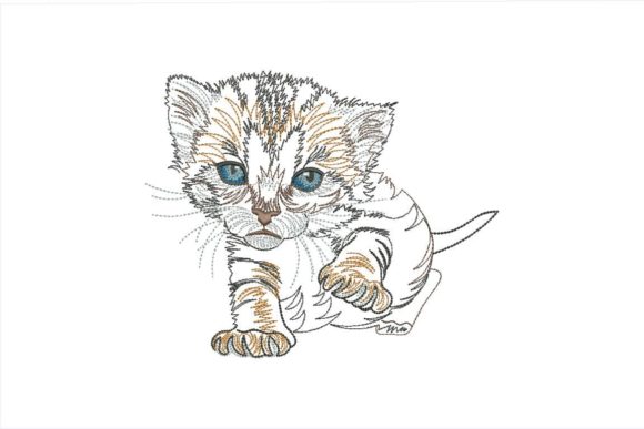 Tiny Kitten Embroidery Design Review