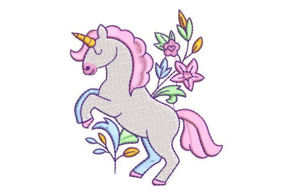 White Unicorn with Flowers: A Designer's Review for Merch